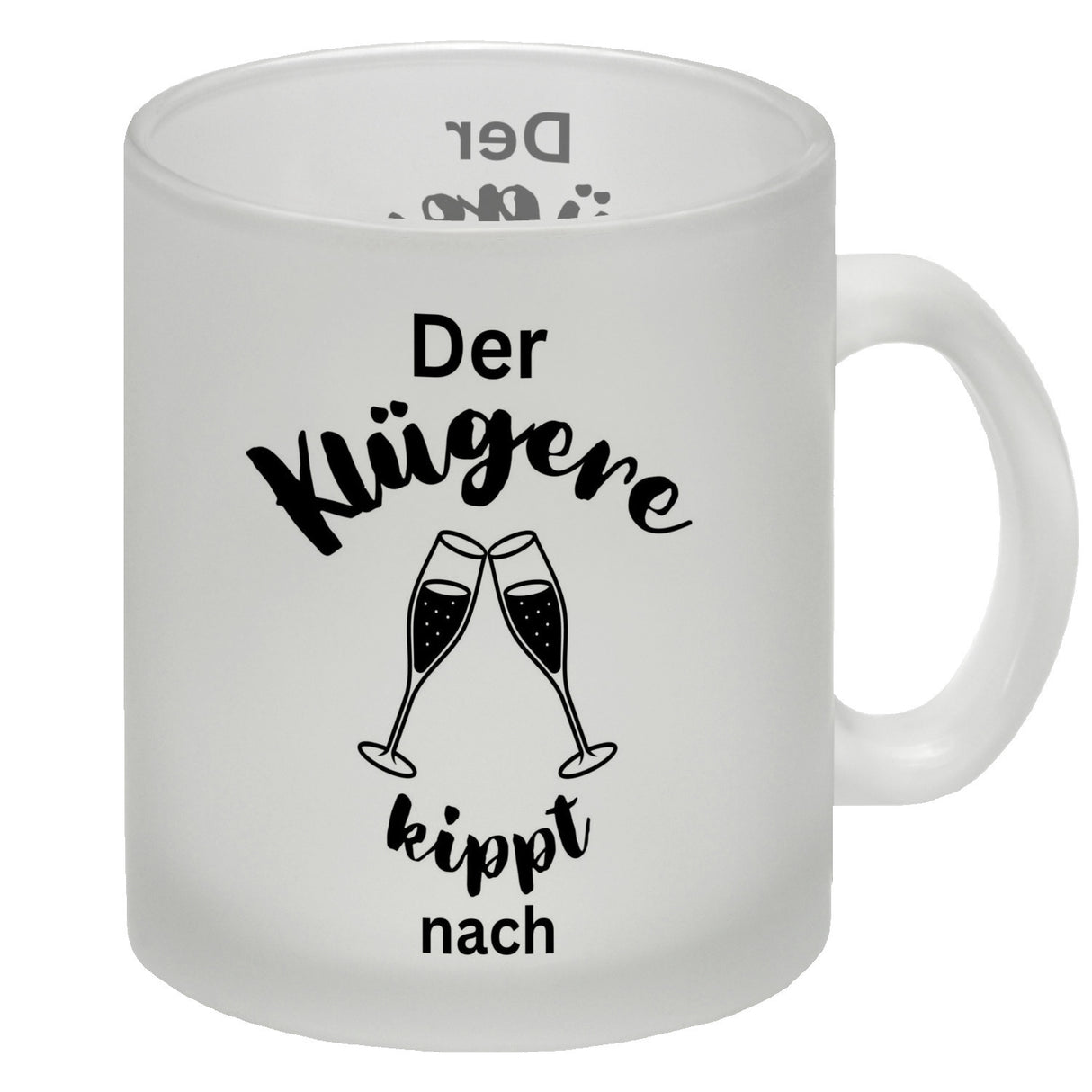 Der Klügere kippt Kaffee nach Kaffeebecher