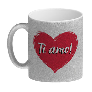 Ti amo! Kaffeebecher mit Herz Motiv