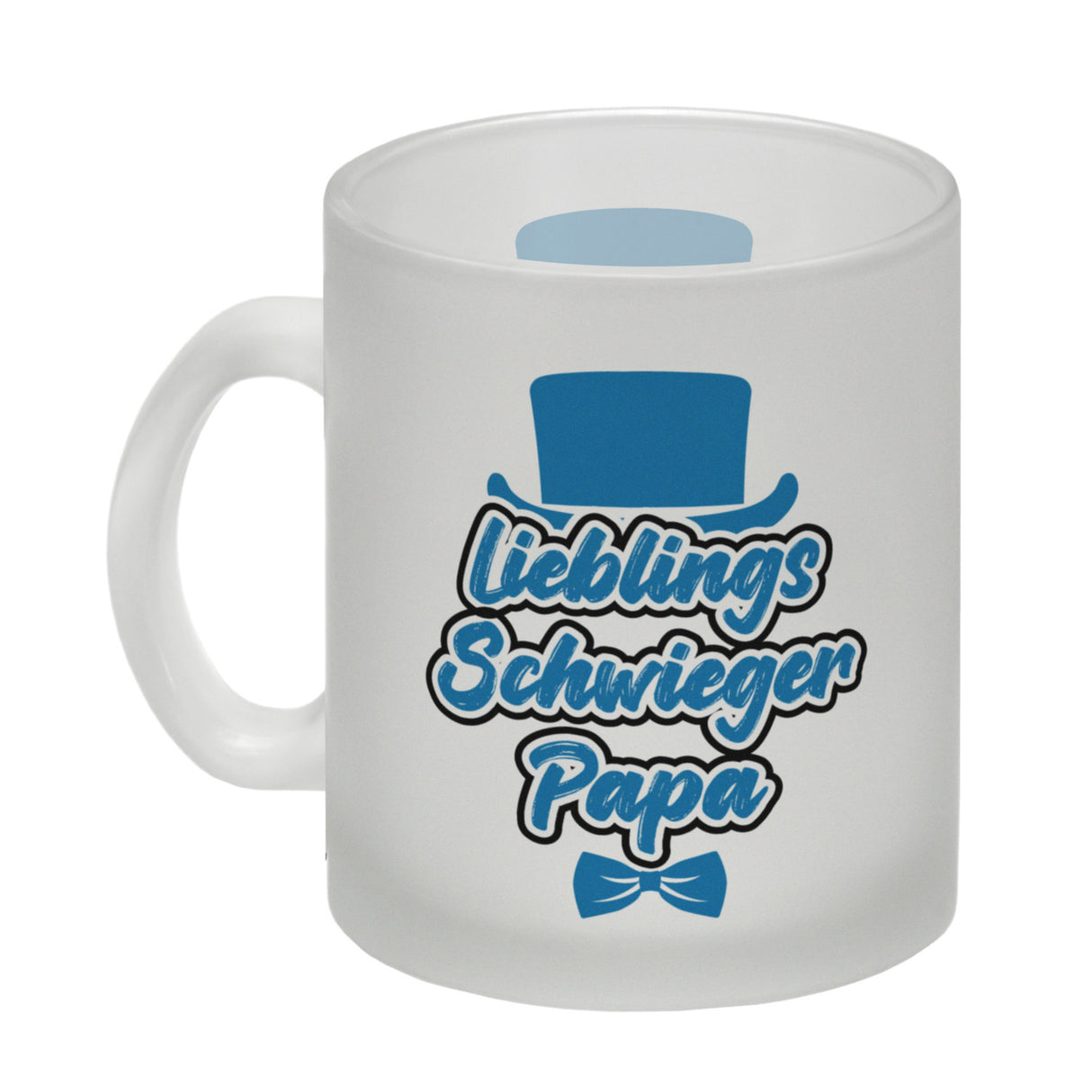 Lieblingsschwiegerpapa Kaffeebecher - Mit Zylinder und Fliege als Geburtstagsgeschenk