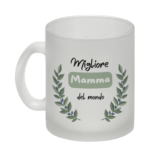 Migliore Mamma del mondo Kaffeebecher mit Olivenzweig