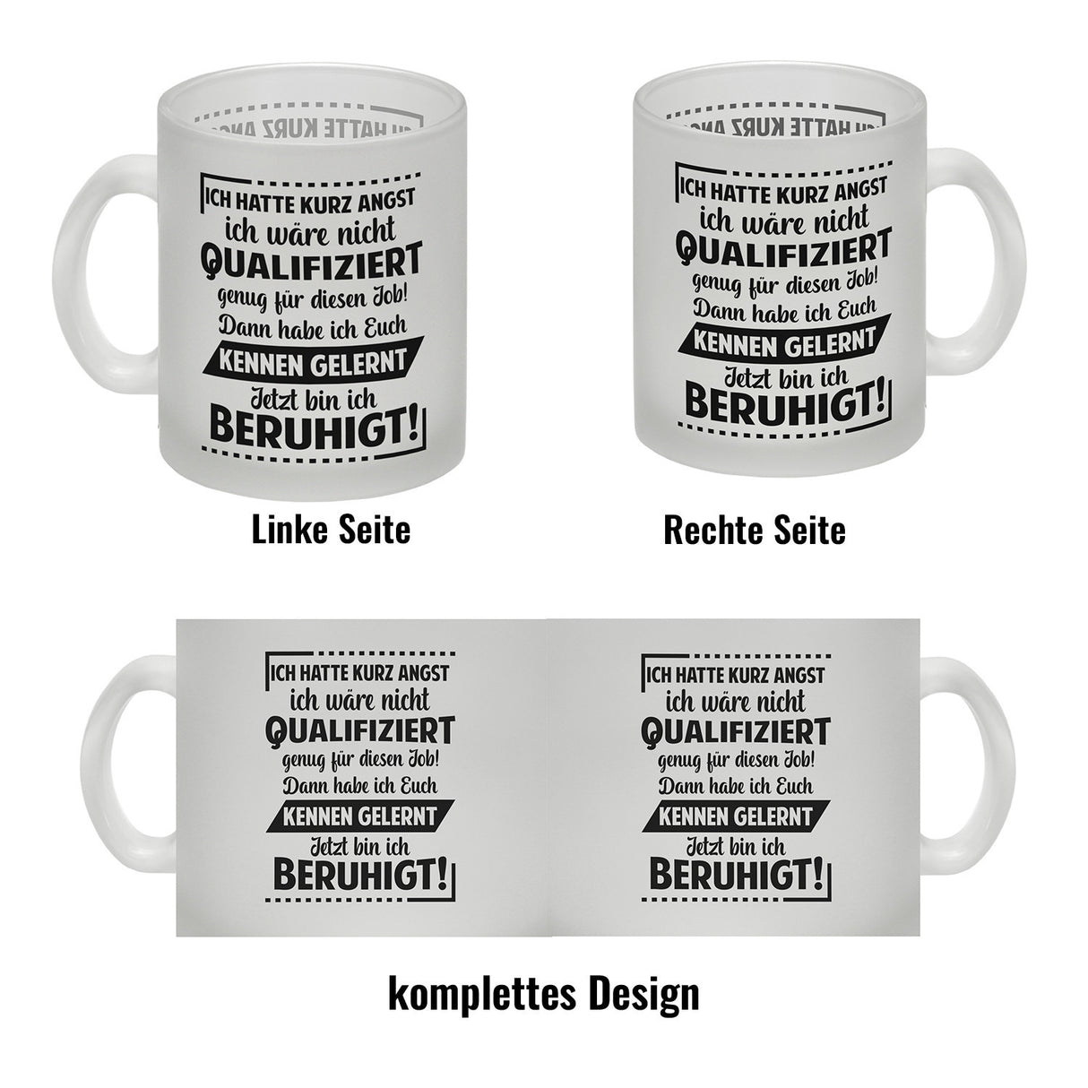 Unqualifizierte Kollegen Kaffeebecher