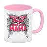 Engel ohne Flügel nennt man Mama Kaffeebecher mit Spruch