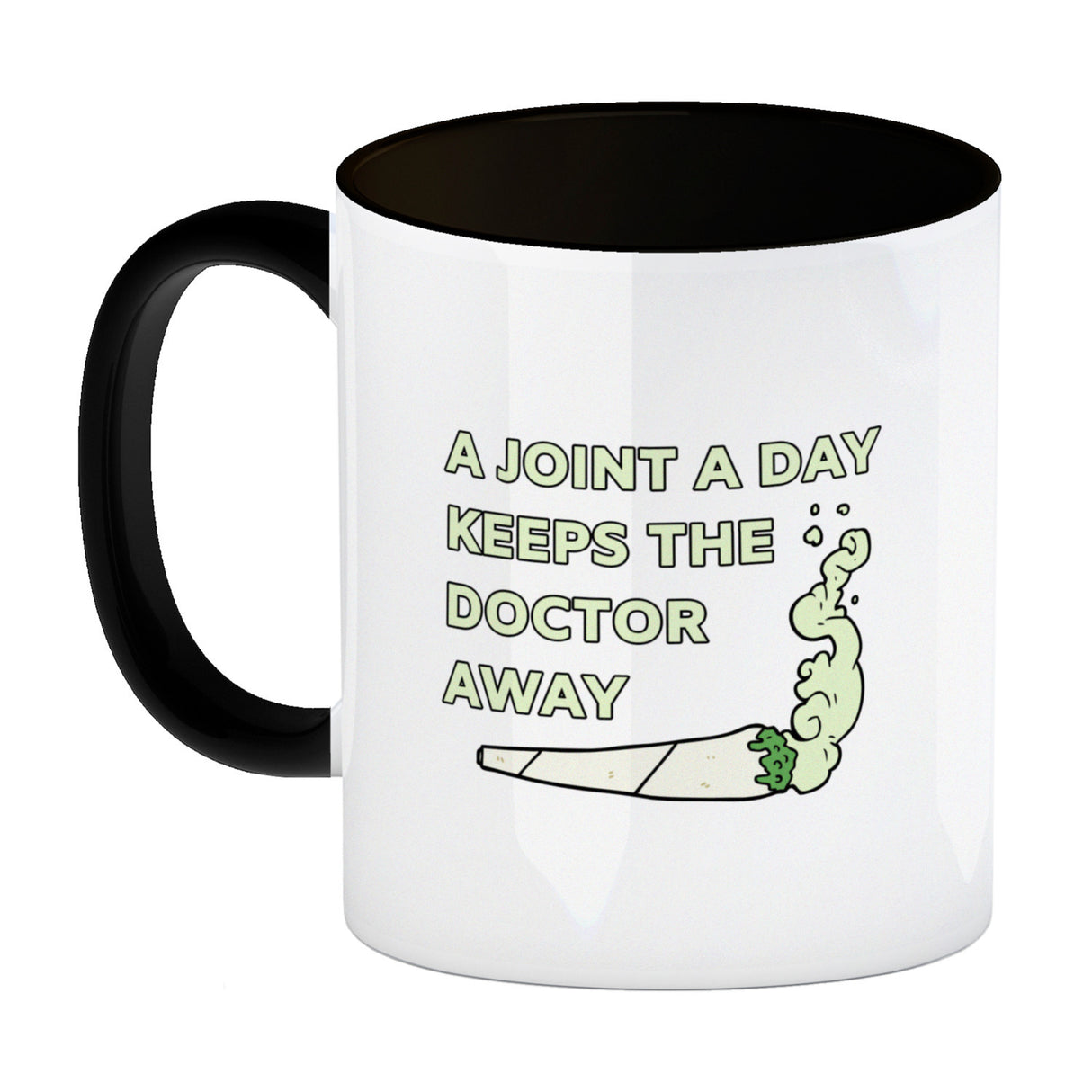A Joint A Day Keeps The Doctor Away Kaffeebecher mit Spruch
