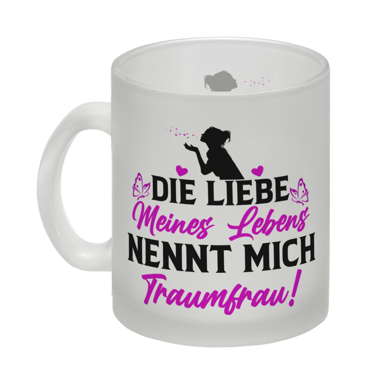 Die Liebe meines Lebens nennt mich Traumfrau Kaffeebecher zum Valentinstag
