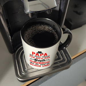 Papa wir haben versucht das beste Geschenk zu finden... Kaffeebecher