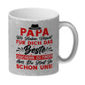 Papa wir haben versucht das beste Geschenk zu finden... Kaffeebecher
