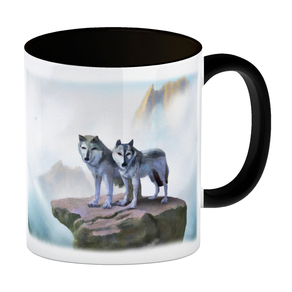 Wolf Kaffeebecher einzigartig für Wolf- und Naturliebhaber