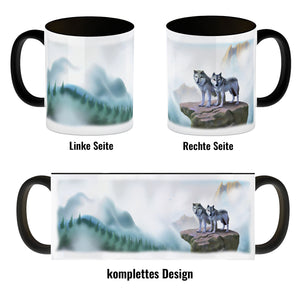 Wolf Kaffeebecher einzigartig für Wolf- und Naturliebhaber