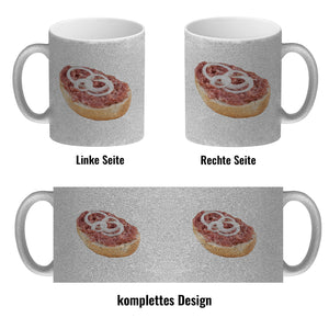 Mettbrötchen Kaffeebecher