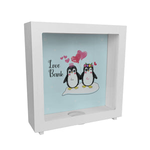 Pinguin Love Bank Spardose