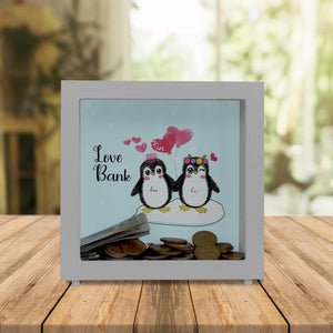 Pinguin Love Bank Spardose
