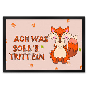 Fuchs Fußmatte in 35x50 cm mit Spruch Oh for fox sake come in