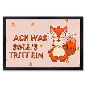 Fuchs Fußmatte in 35x50 cm mit Spruch Oh for fox sake come in