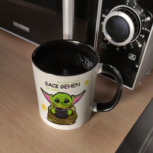 Science-Fiction Kaffeebecher mit Spruch nicht auf den Sack gehen ihr sollt