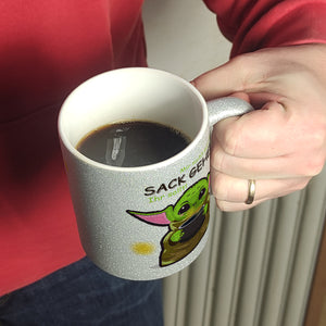 Science-Fiction Kaffeebecher mit Spruch nicht auf den Sack gehen ihr sollt