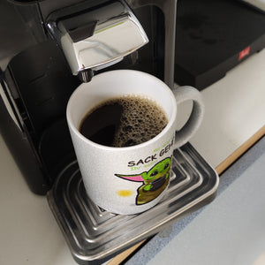 Science-Fiction Kaffeebecher mit Spruch nicht auf den Sack gehen ihr sollt