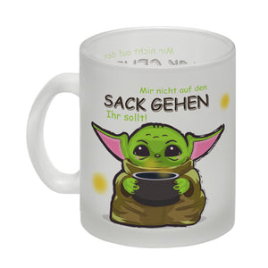Science-Fiction Kaffeebecher mit Spruch nicht auf den Sack gehen ihr sollt