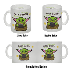 Science-Fiction Kaffeebecher mit Spruch nicht auf den Sack gehen ihr sollt