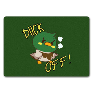 Enten Fußmatte in 35x50 cm mit Spruch DUCK OFF!