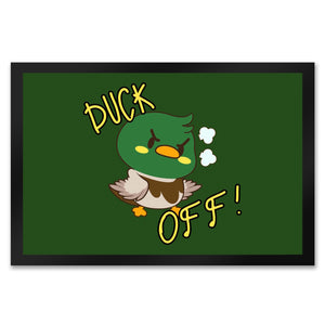 Enten Fußmatte in 35x50 cm mit Spruch DUCK OFF!