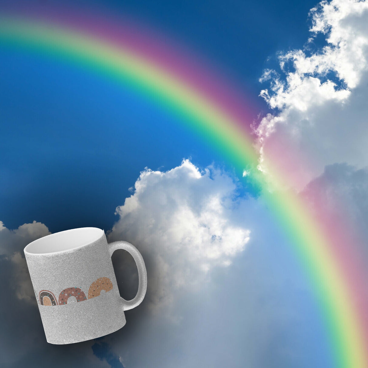 Regenbogen Kaffeebecher