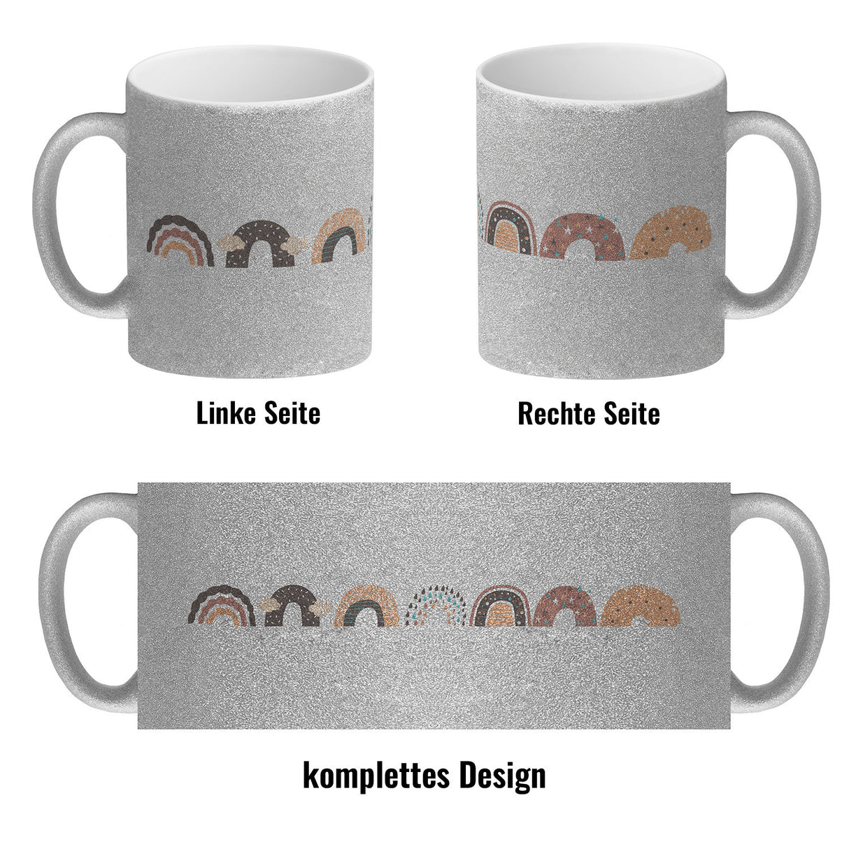 Regenbogen Kaffeebecher