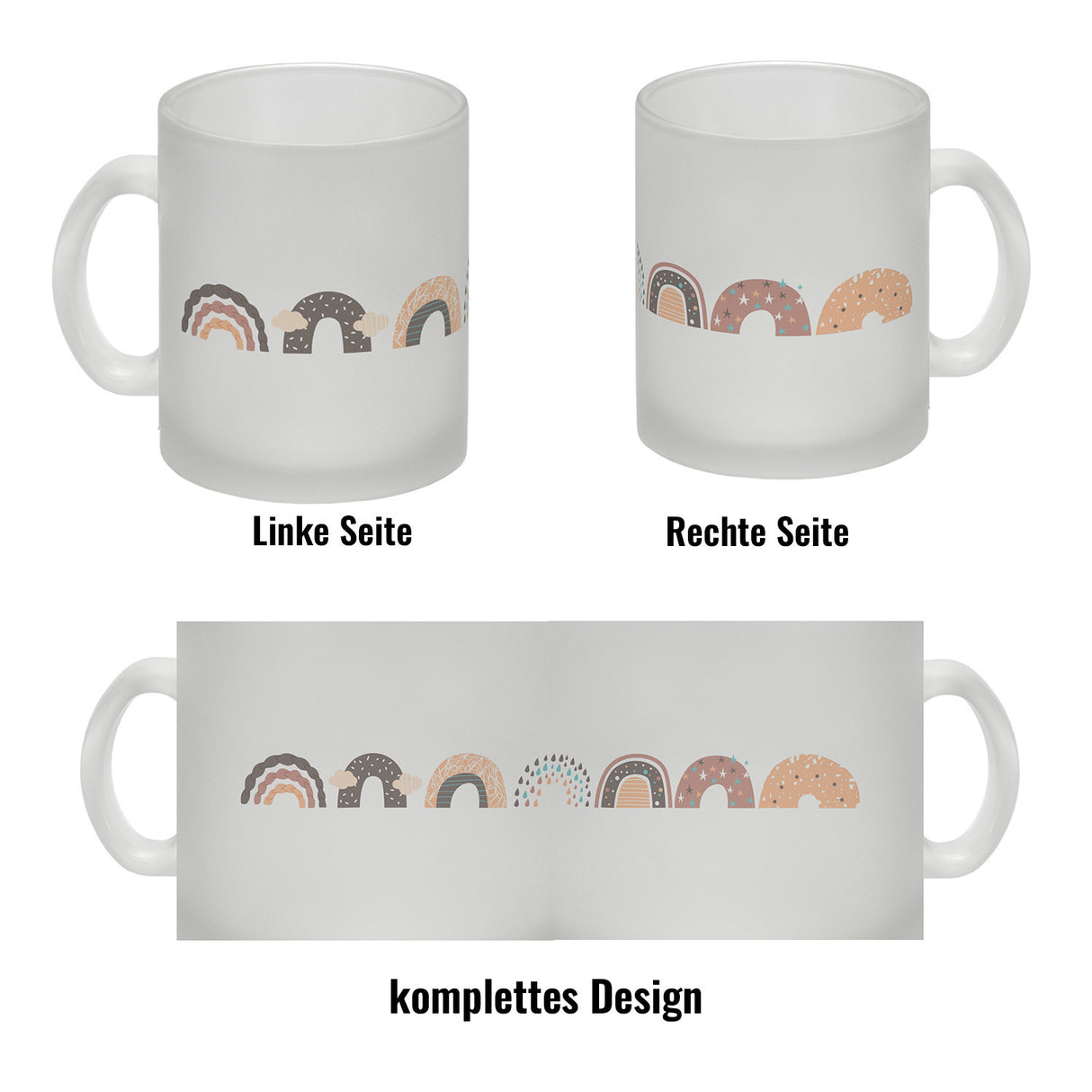 Regenbogen Kaffeebecher