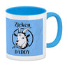 Ziegen Kaffeebecher mit Spruch Zicken DADDY