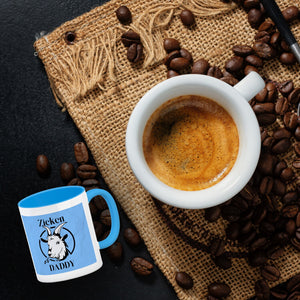 Ziegen Kaffeebecher mit Spruch Zicken DADDY