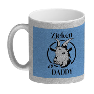 Ziegen Kaffeebecher mit Spruch Zicken DADDY