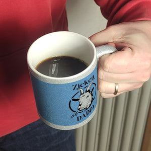 Ziegen Kaffeebecher mit Spruch Zicken DADDY