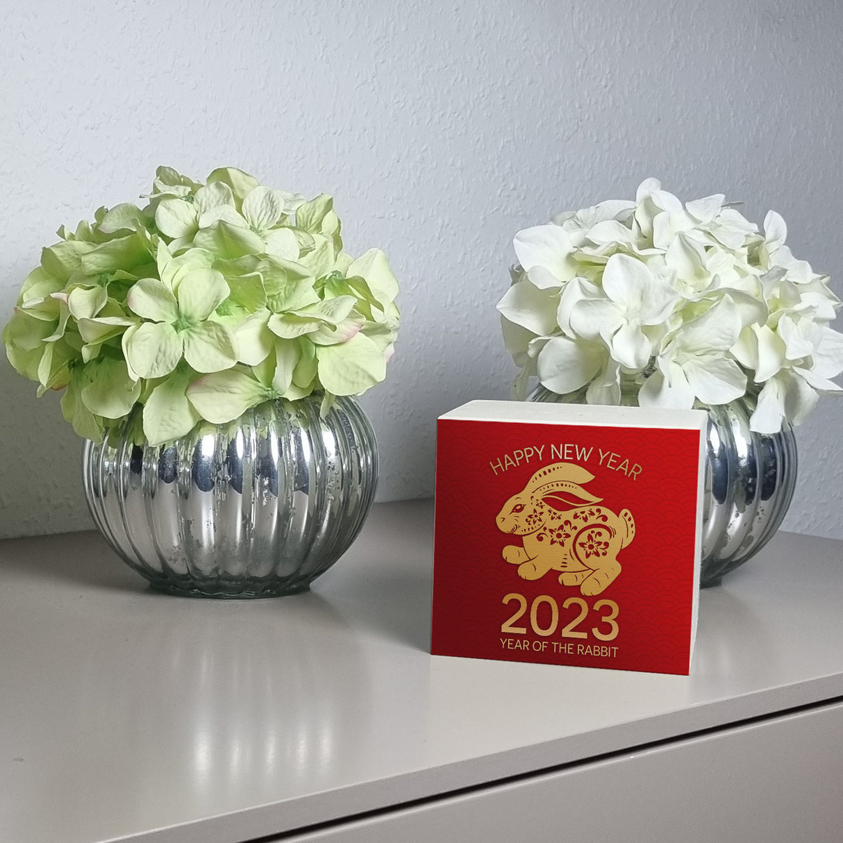 Happy Year of the Rabbit 2023 Spardose mit Kaninchen