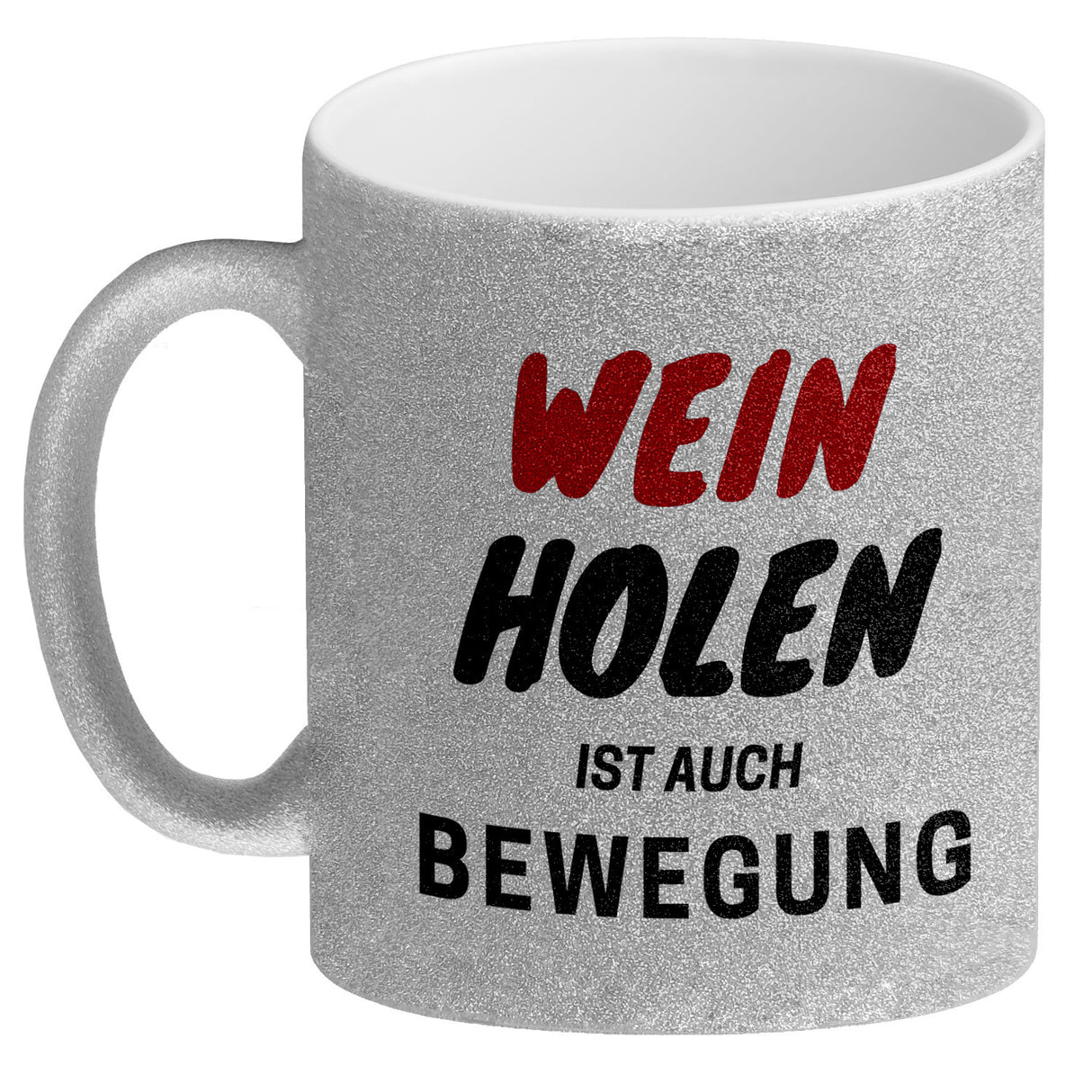 Bier Kaffeebecher mit Spruch - Bier holen ist auch Bewegung