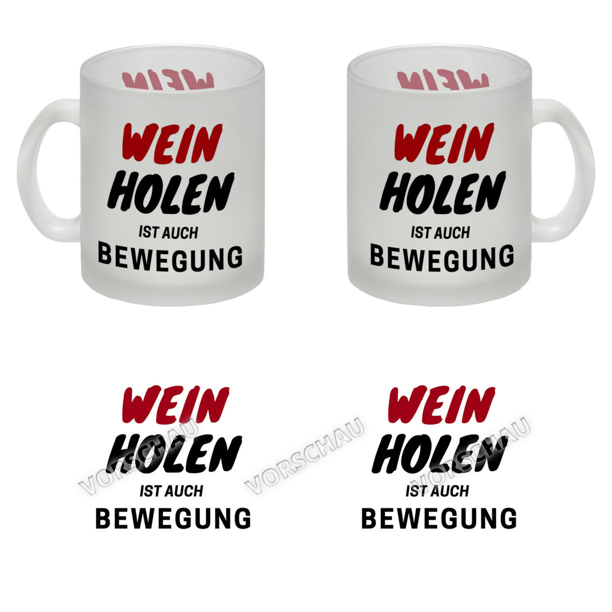 Bier Kaffeebecher mit Spruch - Bier holen ist auch Bewegung