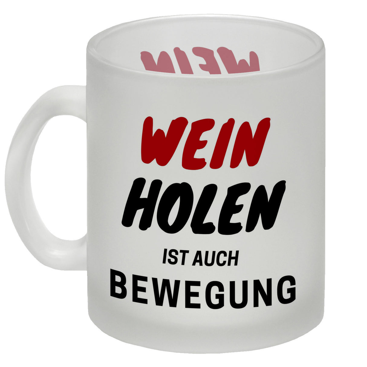Bier Kaffeebecher mit Spruch - Bier holen ist auch Bewegung