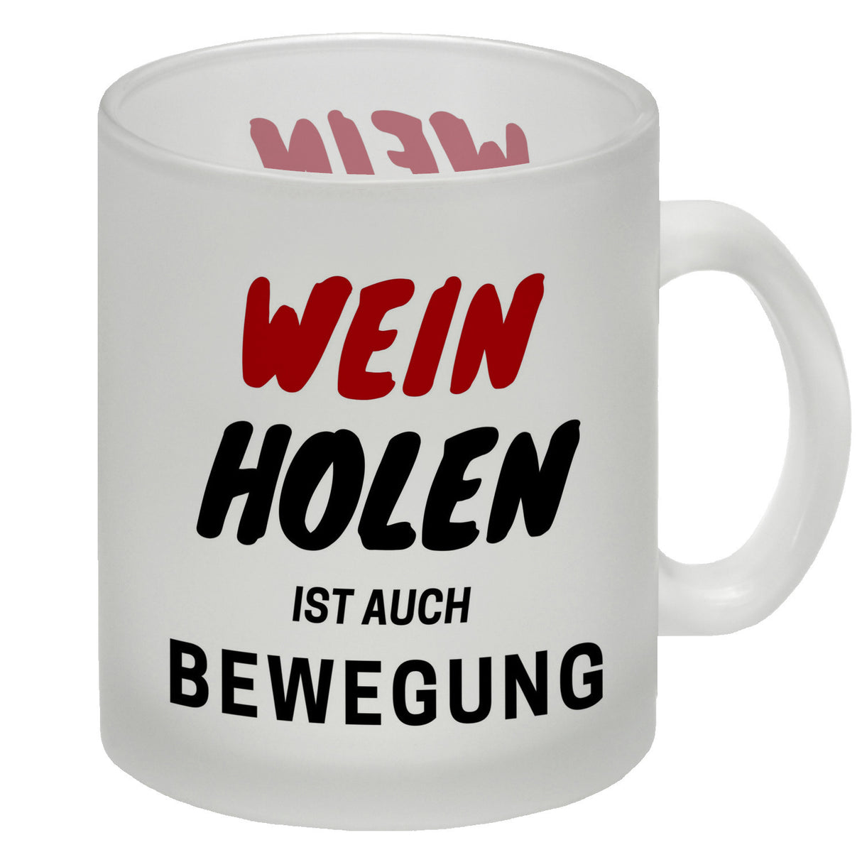 Bier Kaffeebecher mit Spruch - Bier holen ist auch Bewegung