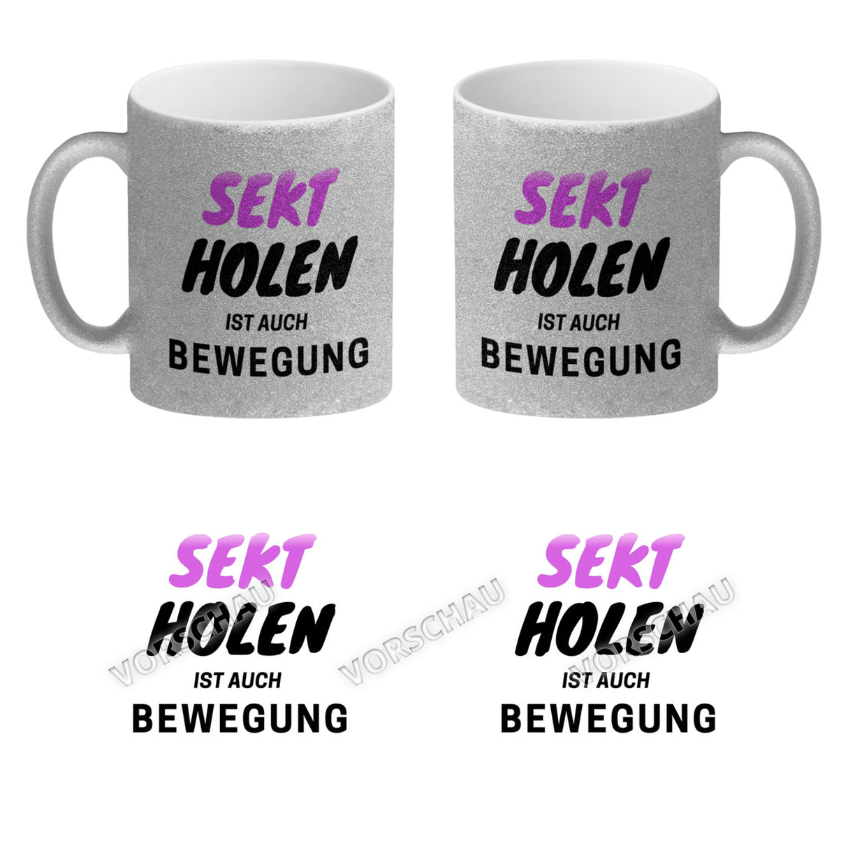 Bier Kaffeebecher mit Spruch - Bier holen ist auch Bewegung