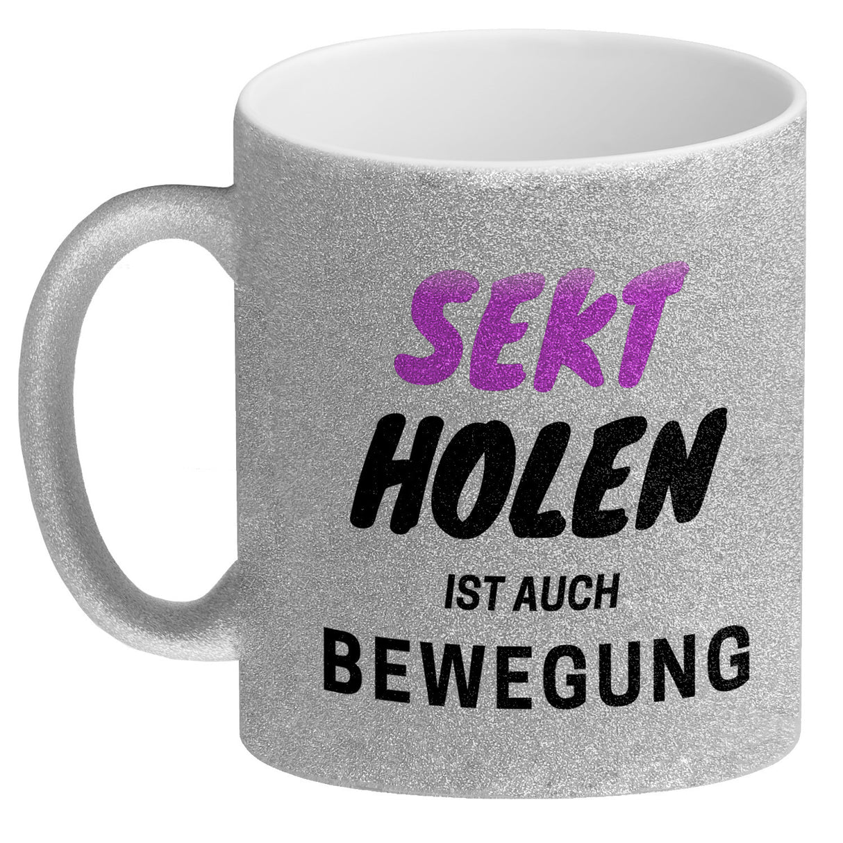 Bier Kaffeebecher mit Spruch - Bier holen ist auch Bewegung