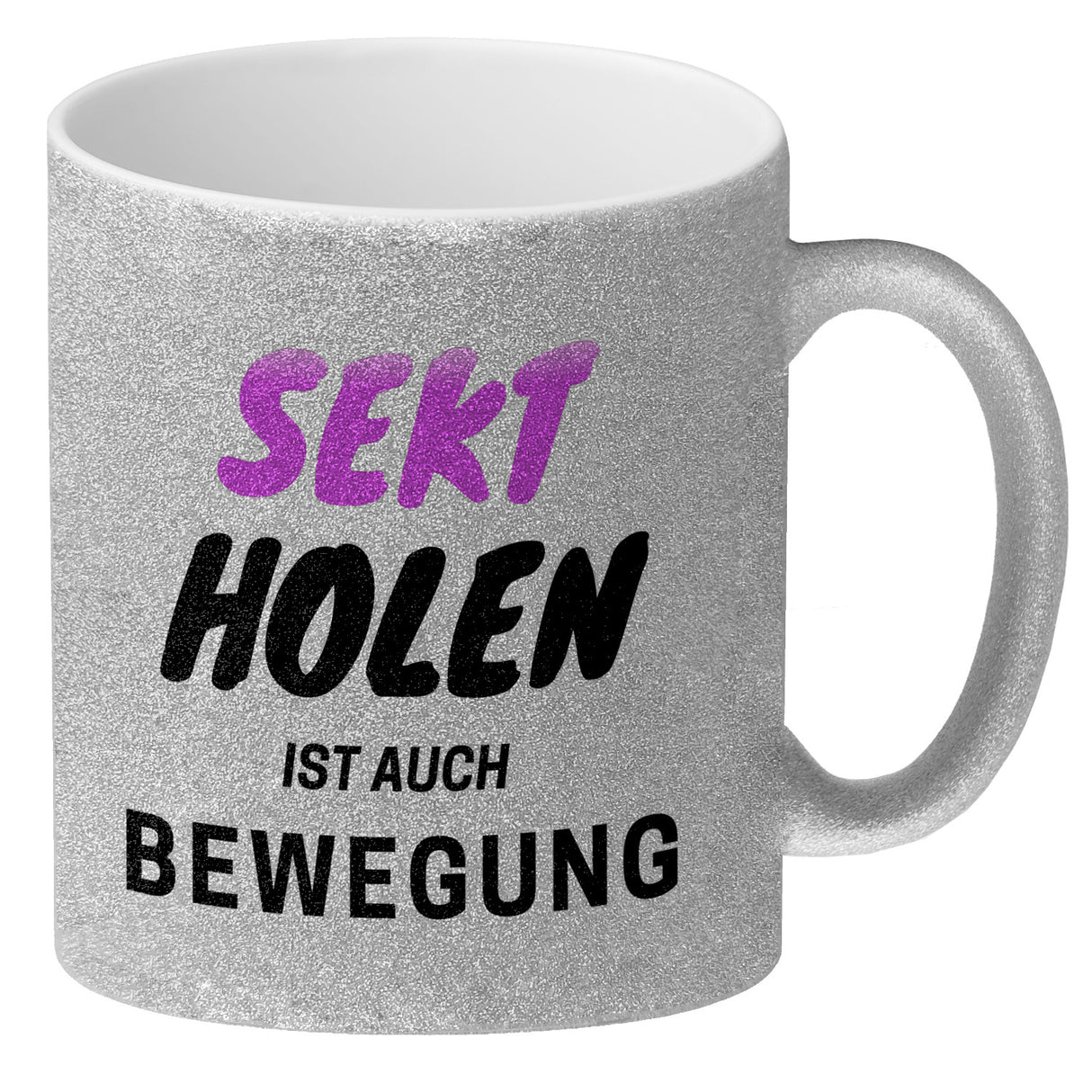 Bier Kaffeebecher mit Spruch - Bier holen ist auch Bewegung