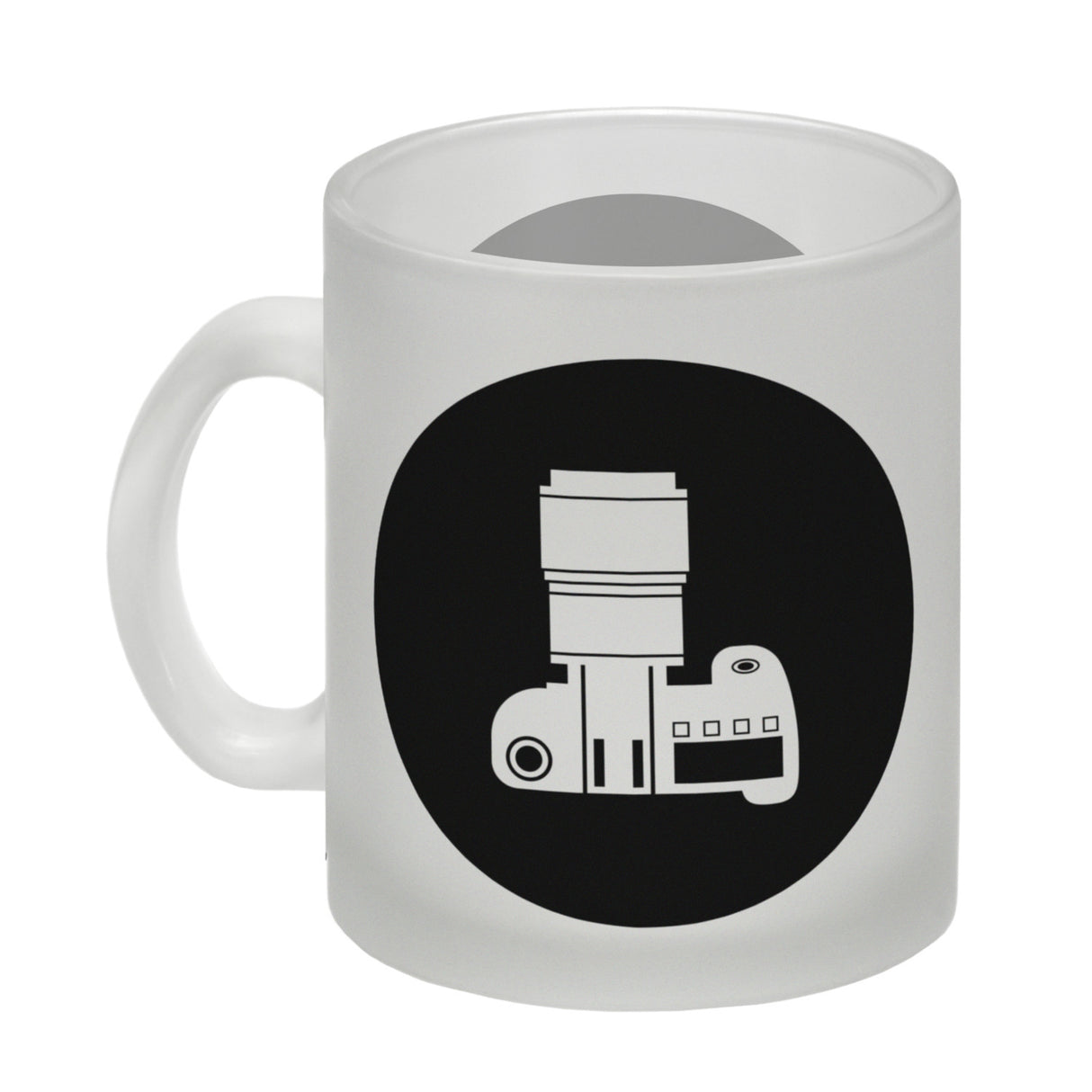Fotografie Kaffeebecher mit Kamera Motiv