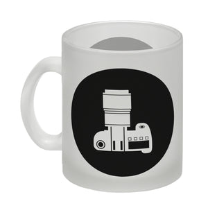 Fotografie Kaffeebecher mit Kamera Motiv