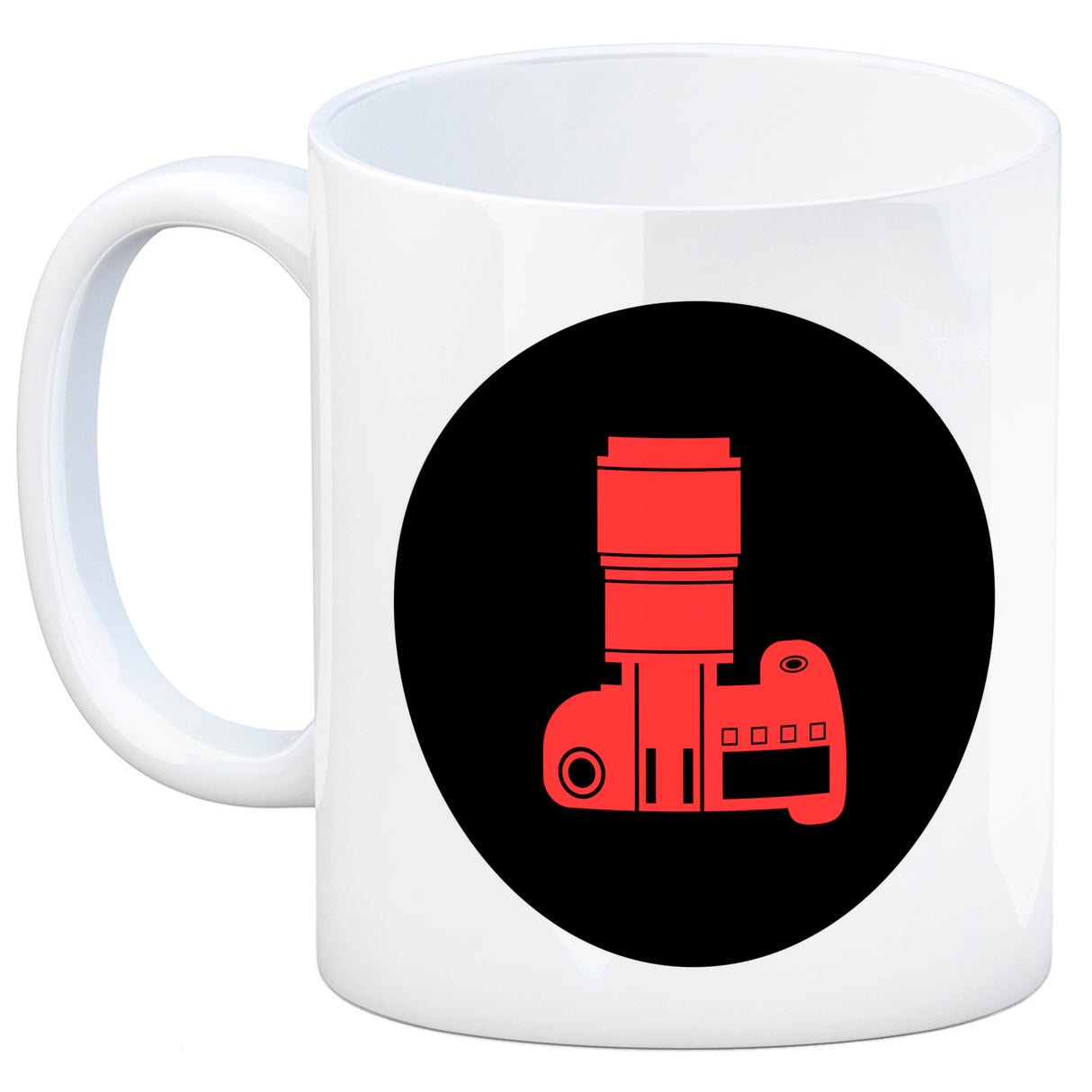 Fotografie Kaffeebecher mit Kamera Motiv