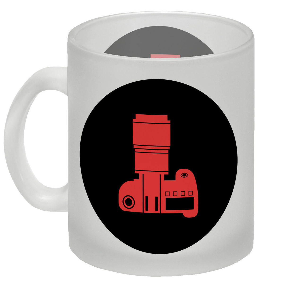 Fotografie Kaffeebecher mit Kamera Motiv