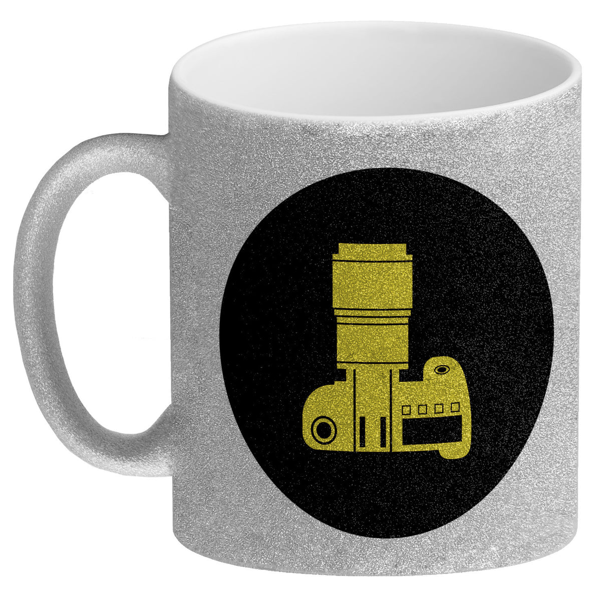 Fotografie Kaffeebecher mit Kamera Motiv