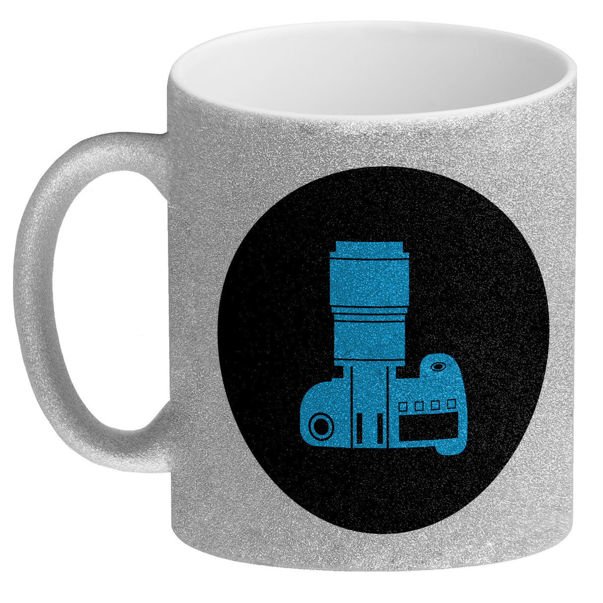 Fotografie Kaffeebecher mit Kamera Motiv