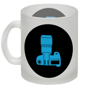 Fotografie Kaffeebecher mit Kamera Motiv