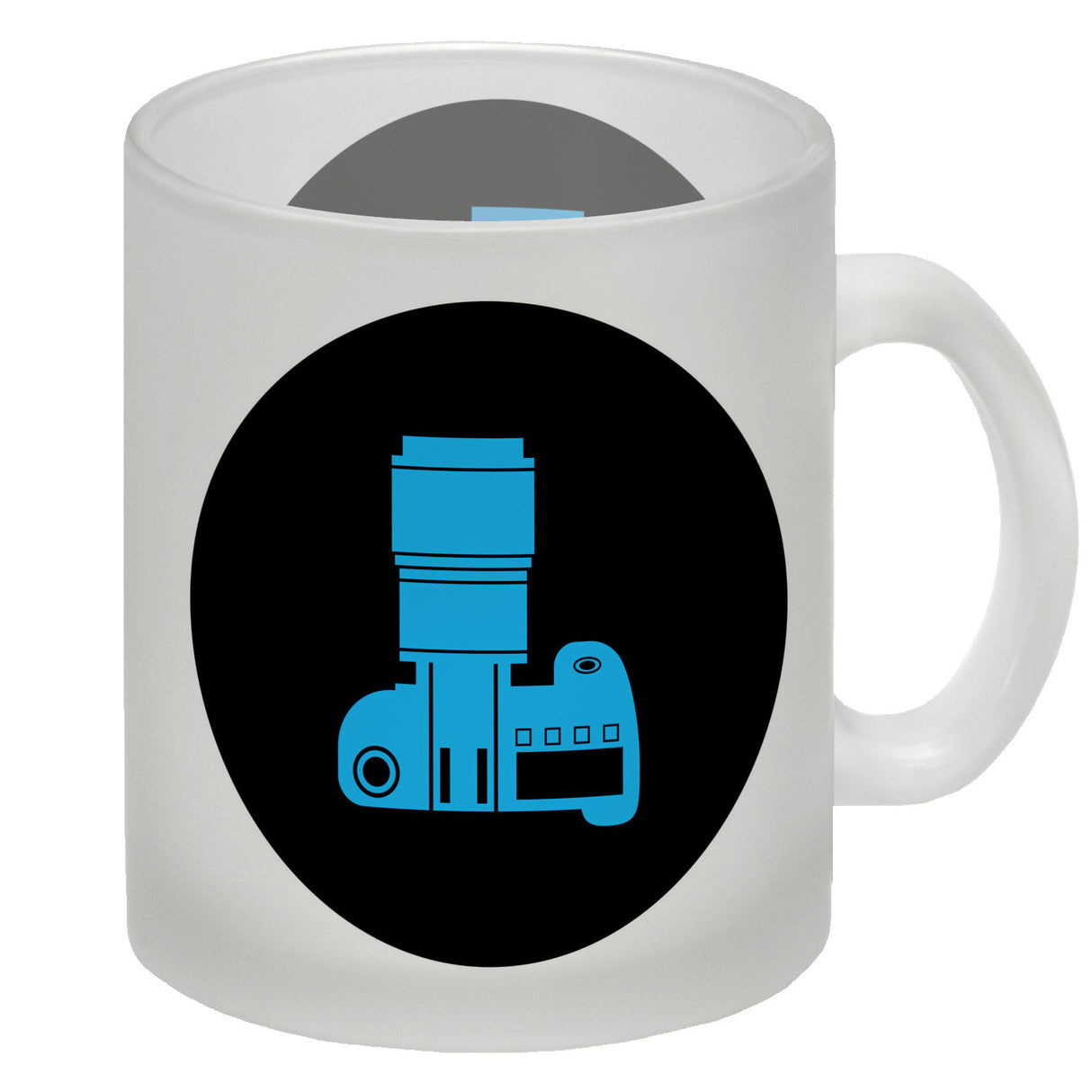 Fotografie Kaffeebecher mit Kamera Motiv