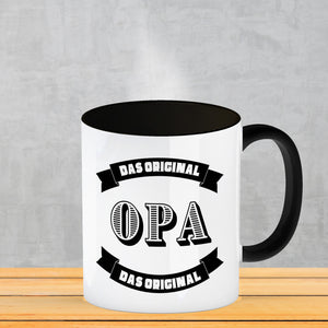 Papa Kaffeebecher mit Spruch Papa Das Original