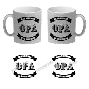 Papa Kaffeebecher mit Spruch Papa Das Original