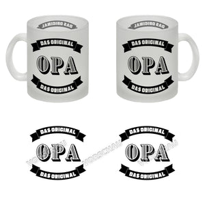 Papa Kaffeebecher mit Spruch Papa Das Original